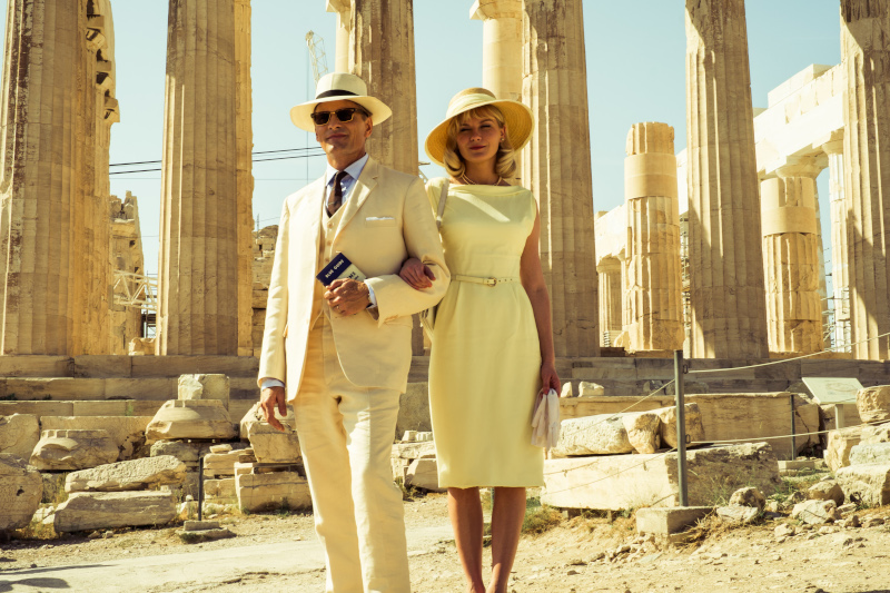 Szenenbild aus DIE ZWEI GESICHTER DES JANUARS - THE TWO FACES OF JANUARY - Die MacFarlands auf der Akropolis (Viggo Mortensen, Kirsten Dunst) - © Studiocanal
