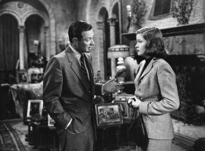 Szenenbild aus SUNSET BOULEVARD - Joe Gillis (William Holden) und Betty Schaefer (Nancy Olsen) - © Paramount Pictures