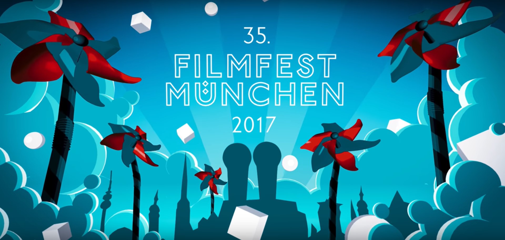 Screenshot aus dem Festivaltrailer 2017 des Filmfest München