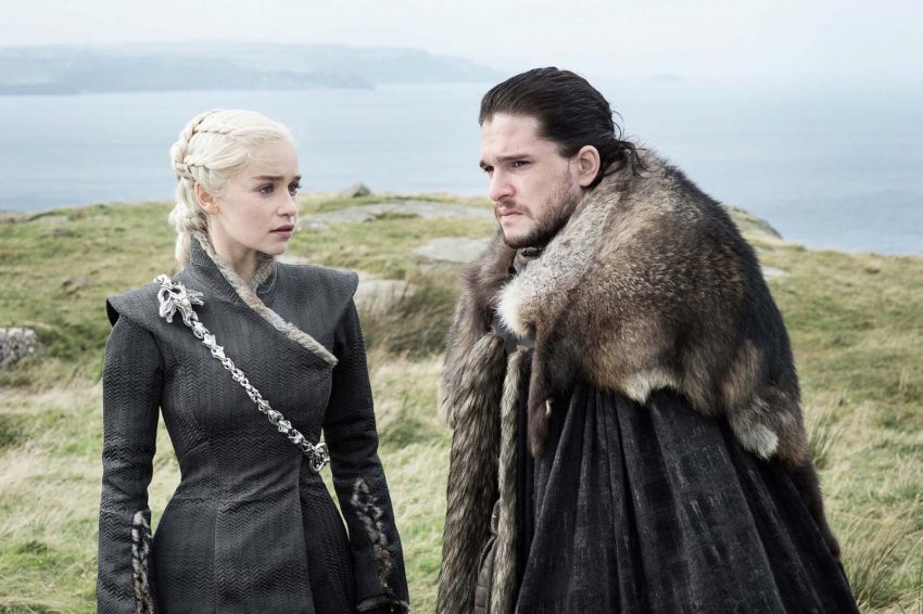 Filmstill Game of Thrones Staffel 7 - Daenarys (Emilia Clarke) und Jon (Kit Harrington)- © HBO
