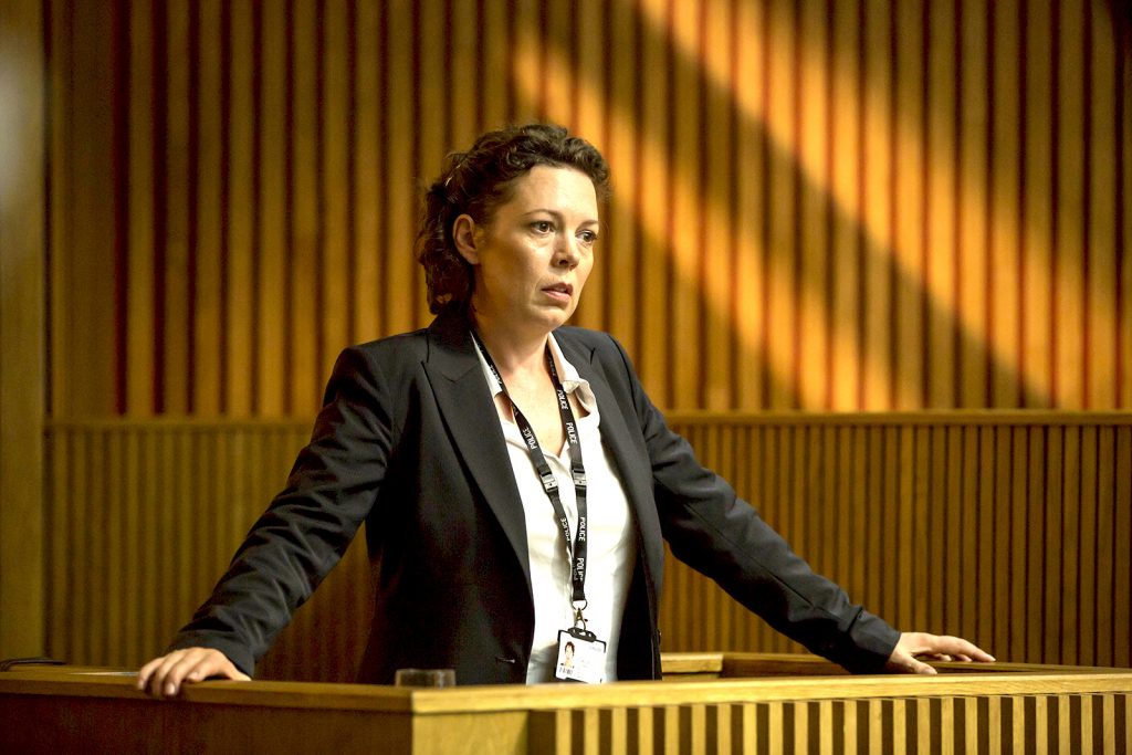 Filmstill aus der zweiten Staffel BROADCHURCH - Ellie Miller (Olivia Colman) vor Gericht - © ITV
