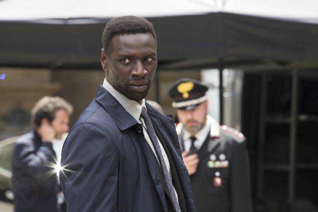 Szenenbild aus INFERNO (2016) - Freund oder Feind? Christoph Bouchard (Omar Sy) - © Sony Home