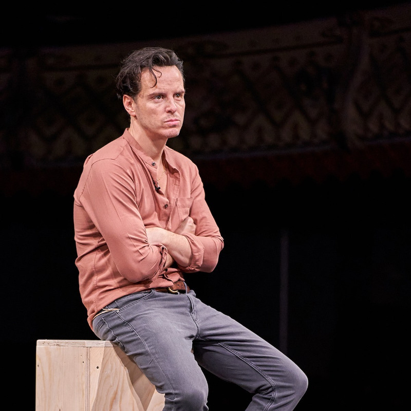 Probenbild aus THE KINGS (2020) - Andrew Scott - Old Vic - Rehearsal Photo by Manual Harlan