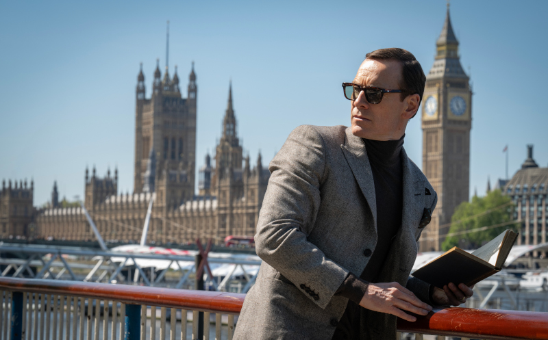 Szenenbild aus BLACK BAG - George (Michael Fassbender) - Credit: Claudette Barius/Focus Features © 2025 All Rights Reserved.
