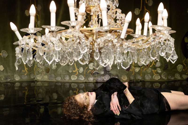 Szenenbild aus FRÄULEIN ELSE - Kammerspiele München - Else (Julia Riedler) - © Armin Smailovic